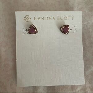Kendra Scott Maroon Stud Earrings